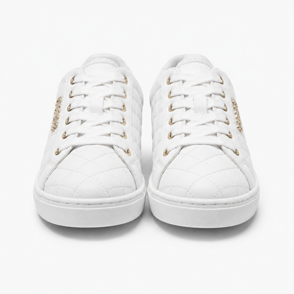 Women's Flat Sneakers GS-02-White