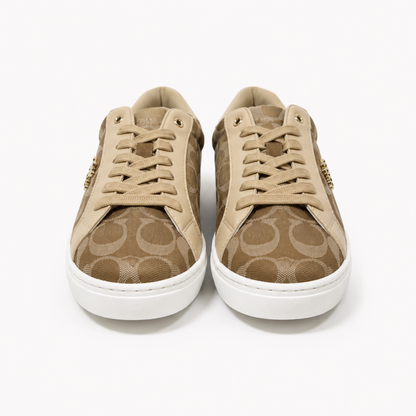 Women's Flat Sneakers CO-02 -beige