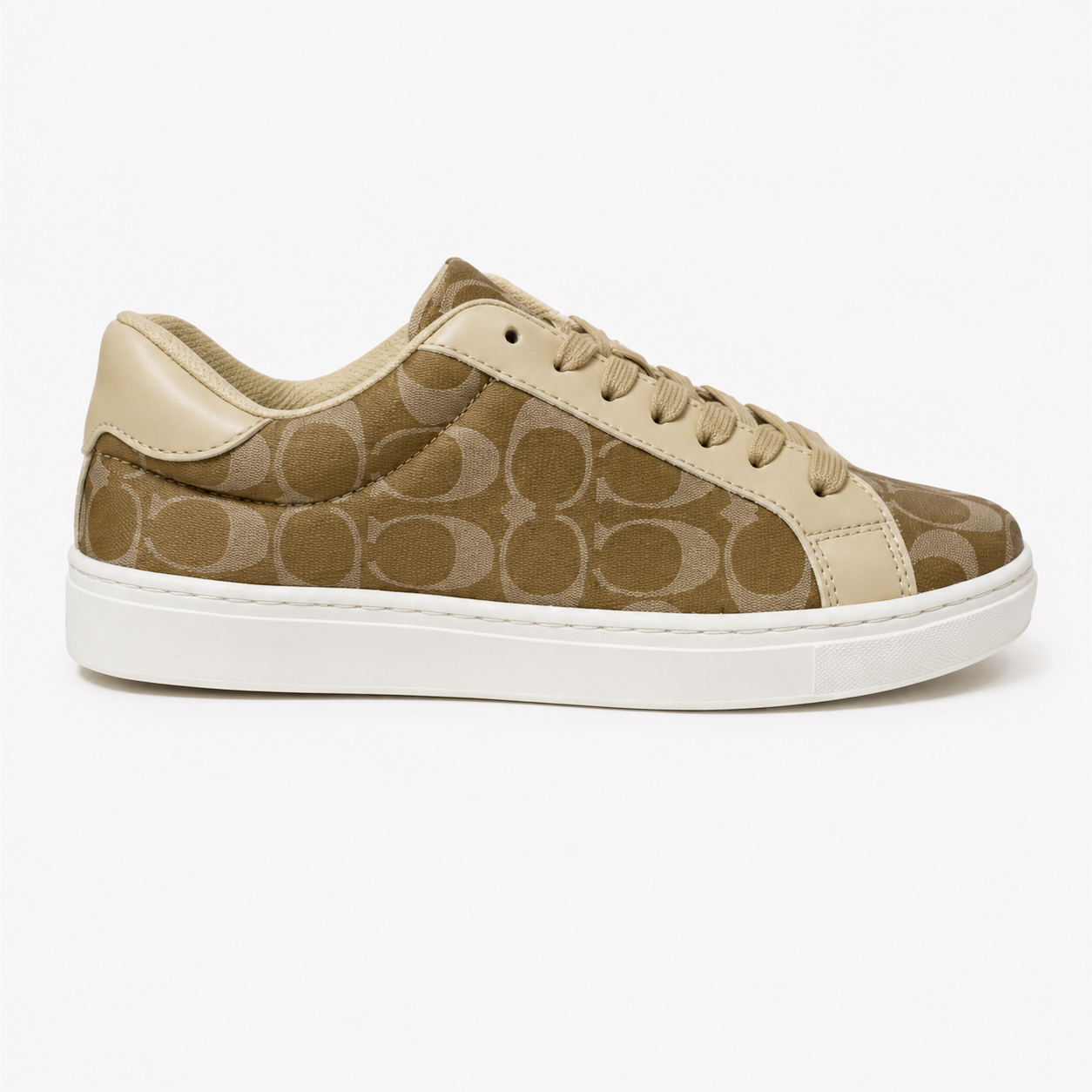 Women's Flat Sneakers CO-02 -beige