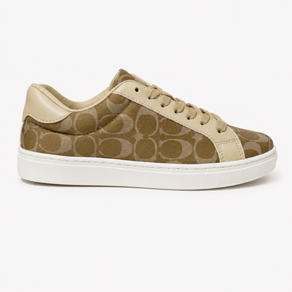 Women's Flat Sneakers CO-02 -beige