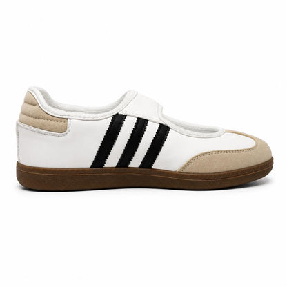 Women's Flat Sneakers SP-33-white*beige