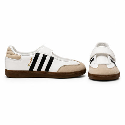Women's Flat Sneakers SP-33-white*beige