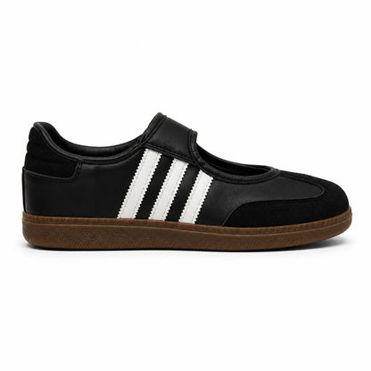 Women's Flat Sneakers SP-33-black