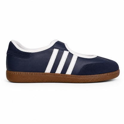 Women's Flat Sneakers SP-33-Navy
