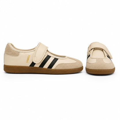 Women's Flat Sneakers SP-33-beige