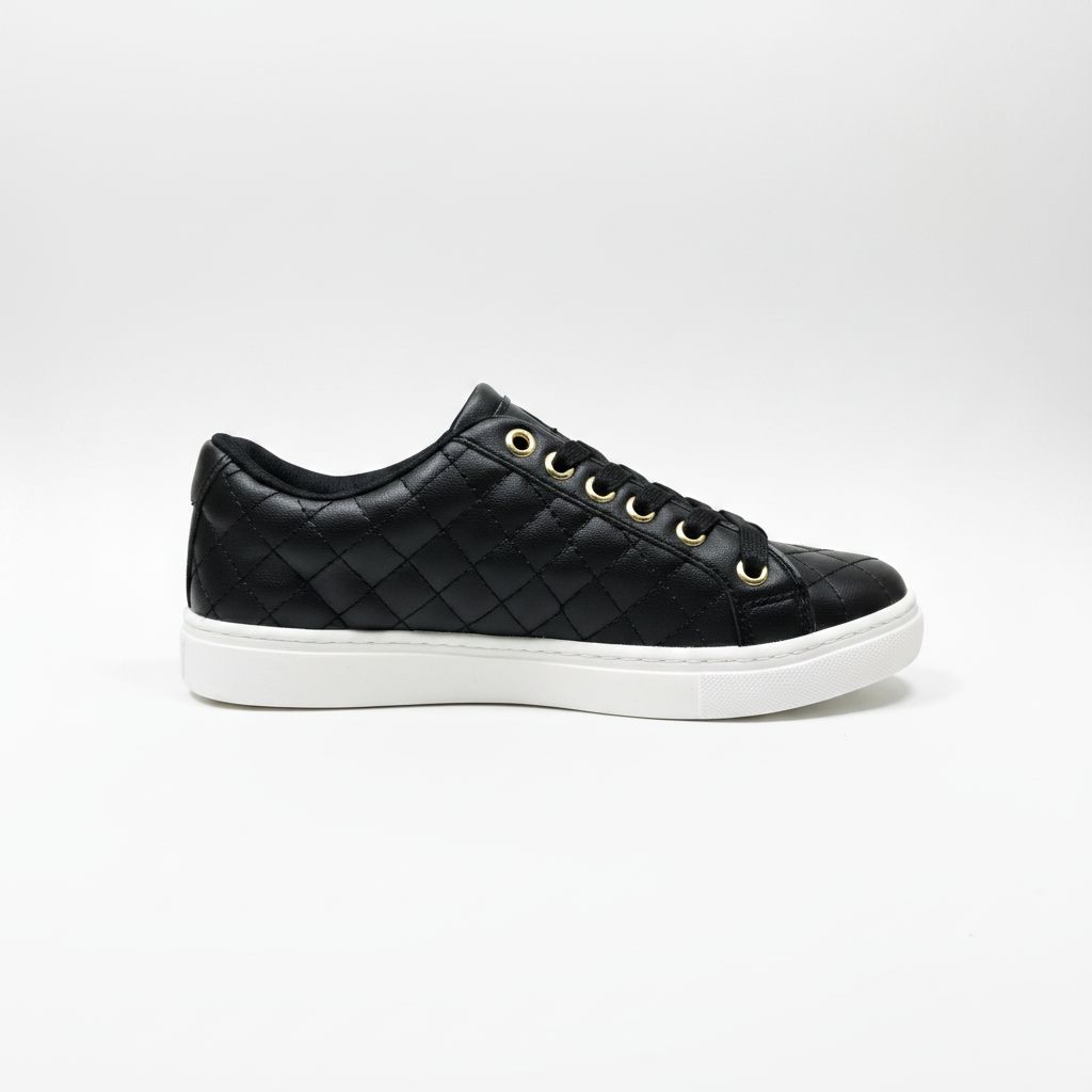 Women's Flat Sneakers GS-02-black
