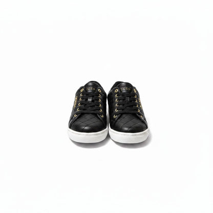 Women's Flat Sneakers GS-02-black